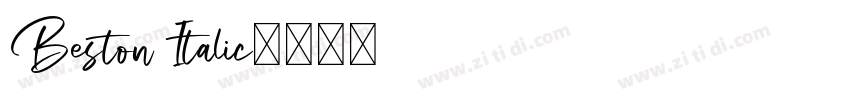 Beston Italic字体转换